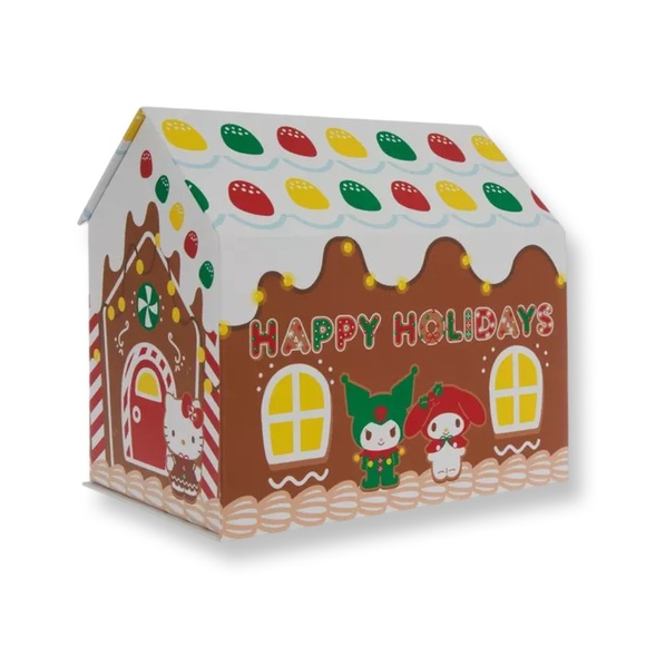 NWT Hello Kitty Gingerbread Box Throw Blanket - Picture 2 of 3